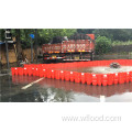 Freestanding anti-flood dam flood barrier boxwall